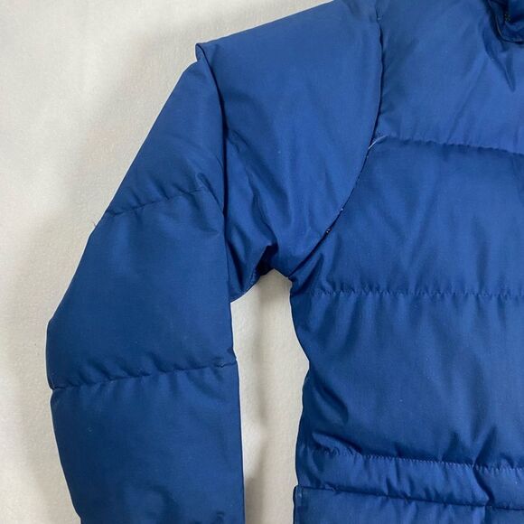 Vintage The North Face Jacket 70s Small Down Puffer Blue USA Expedition Coat 80s - Picture 3 of 14